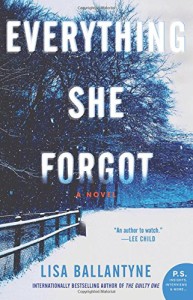 Review: Everything She Forgot by Lisa Ballantyne