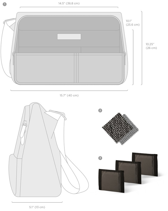 Triangle Commuter Bag
